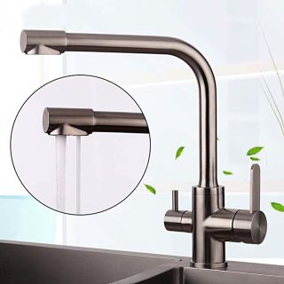 Смеситель для кухни Gappo G4399-1 под фильтр сатин